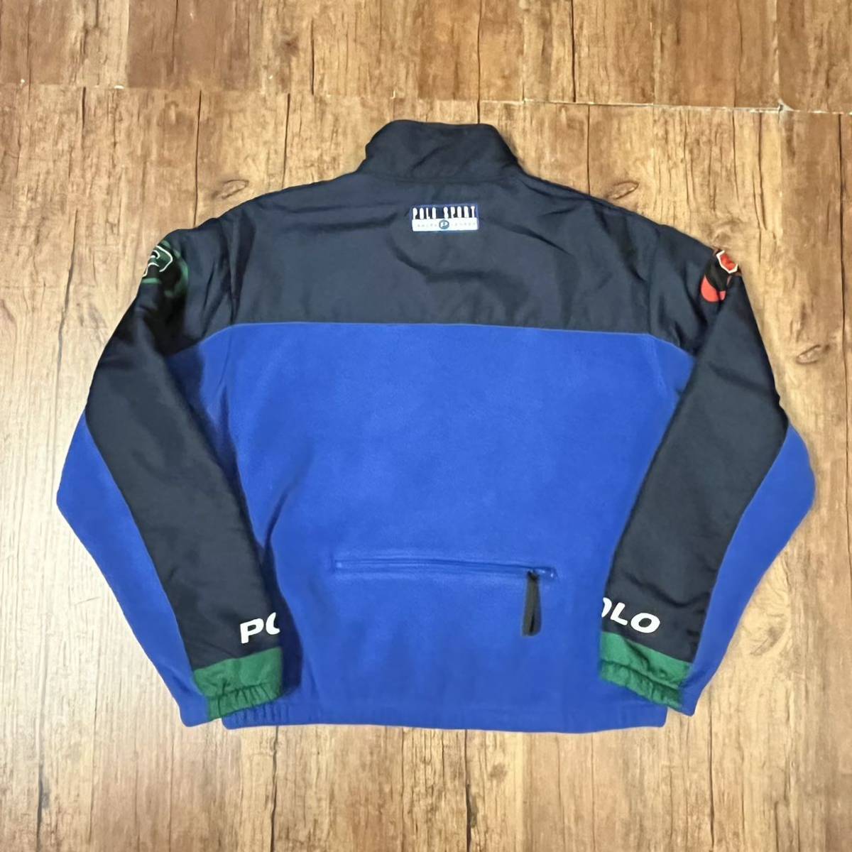 90s polosport ペプシ フリースジャケット M/usa製 pepsi ラルフ 