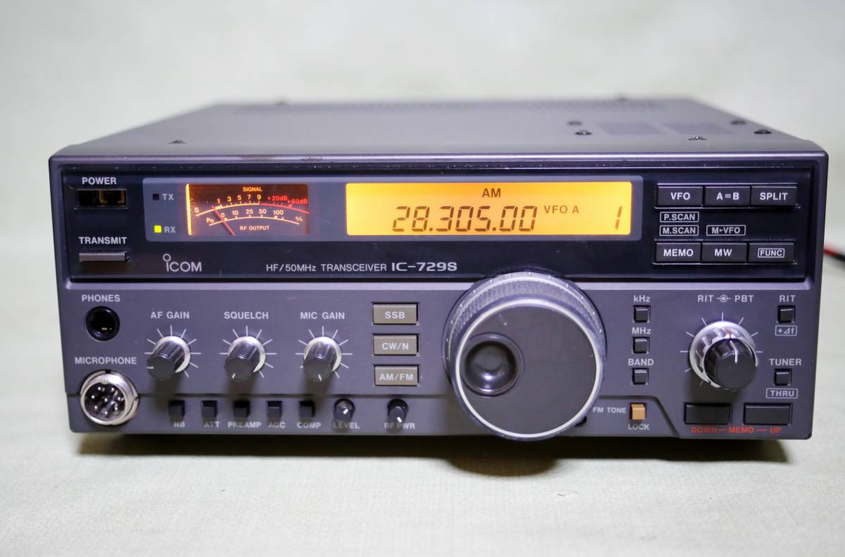 アイコム IC-729S HF/50MHz ゼネカバ送信改造済 1.6～30MHz CB帯送信可