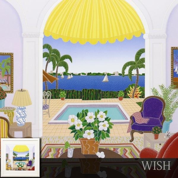 WISH】トーマス・マックナイト Thomas McKnight「PALM BEACH」複製画 6