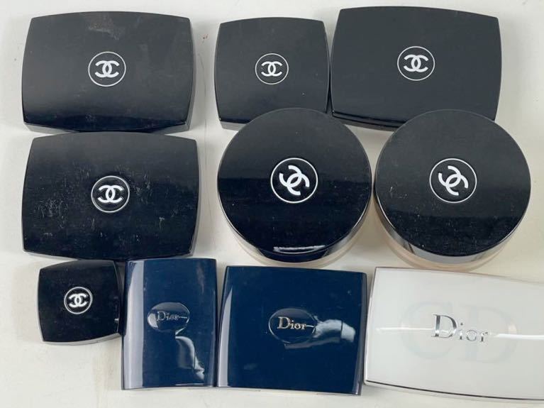 9-44) CHANEL Dior コスメ 10点 まとめ売り チーク アイシャドウ