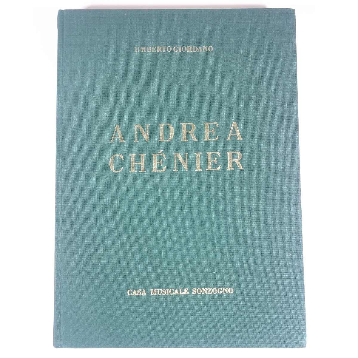 楽譜】 ANDREA CHENIER アンドレア・シェニエ UMBERTO GIORDANO 