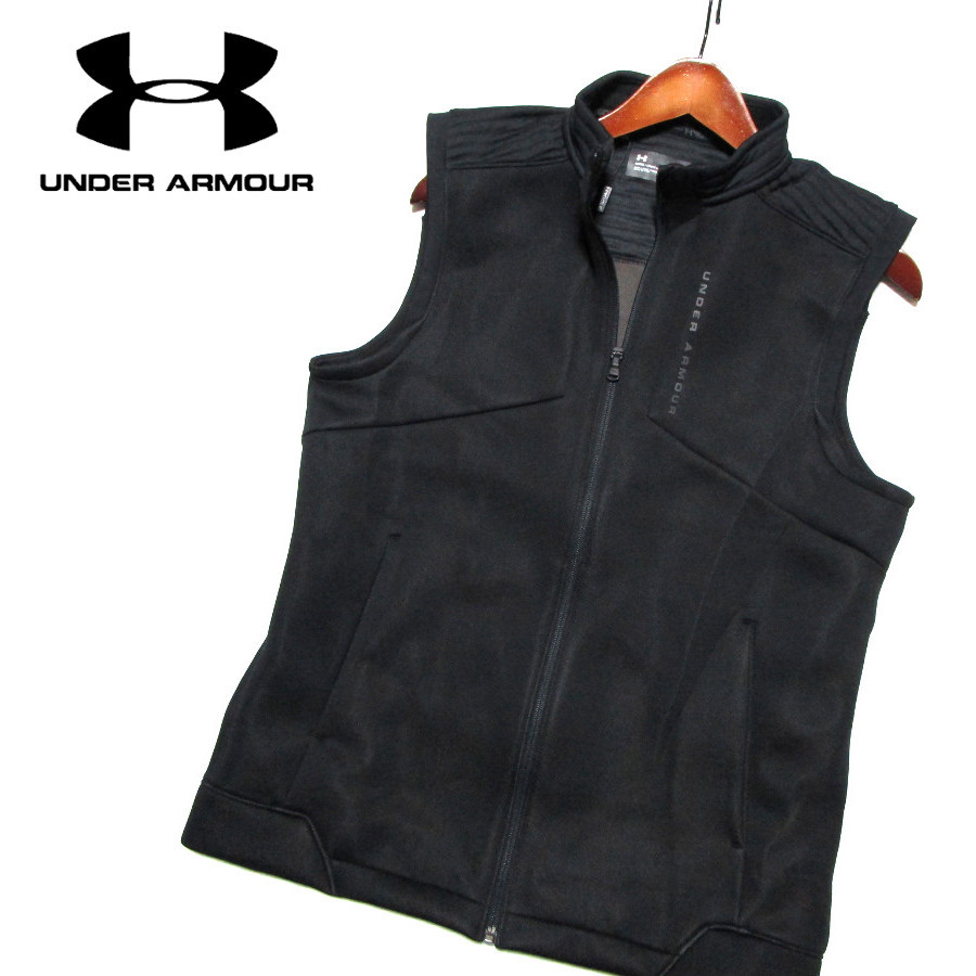 人気SALE，新作登場 アンダーアーマー 定価11 000円 秋冬 コールドギア ジップベスト STORM防水 ブラック サイズL UNDER ARMOUR GOLF(アンダーアーマー)｜売買されたオークション情報、yahooの商品情報をアーカイブ公開 - ジャンパー、ジャケット