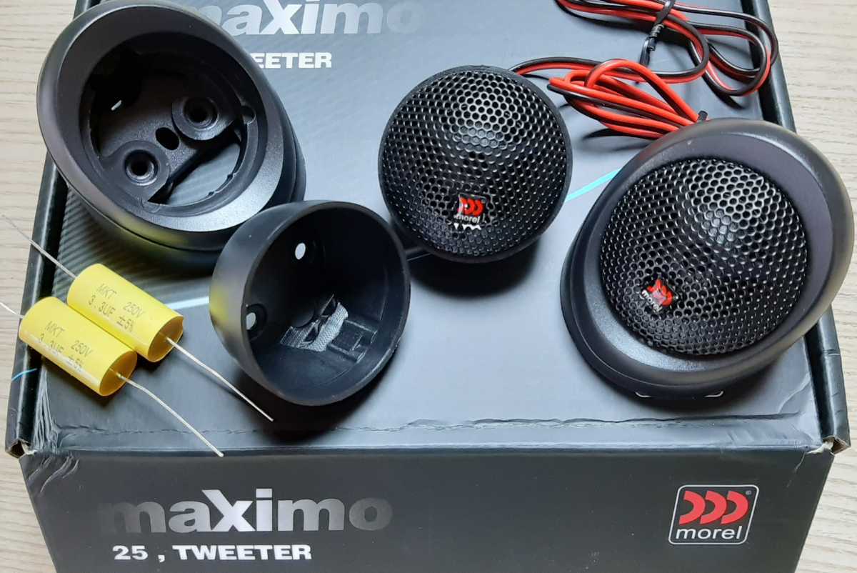 同梱】新品 送料無料 morel maximoパッシブクロスオーバーとツイーター