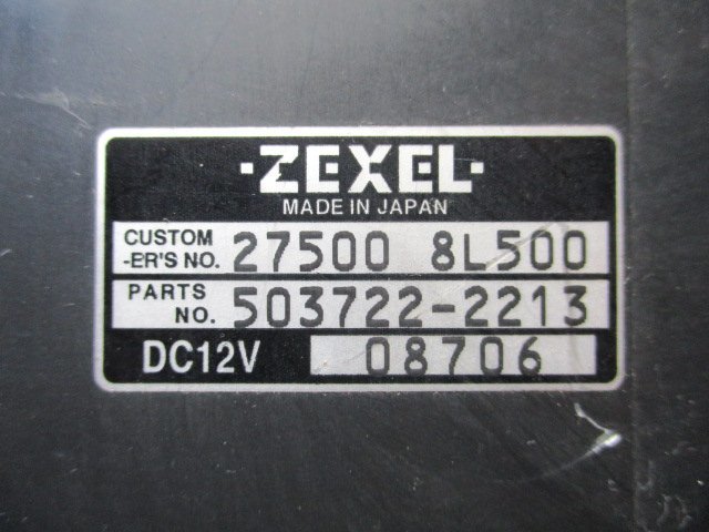 326950☆GC35/ローレル【純正/503722-2213/ZEXEL ゼクセル】エアコン