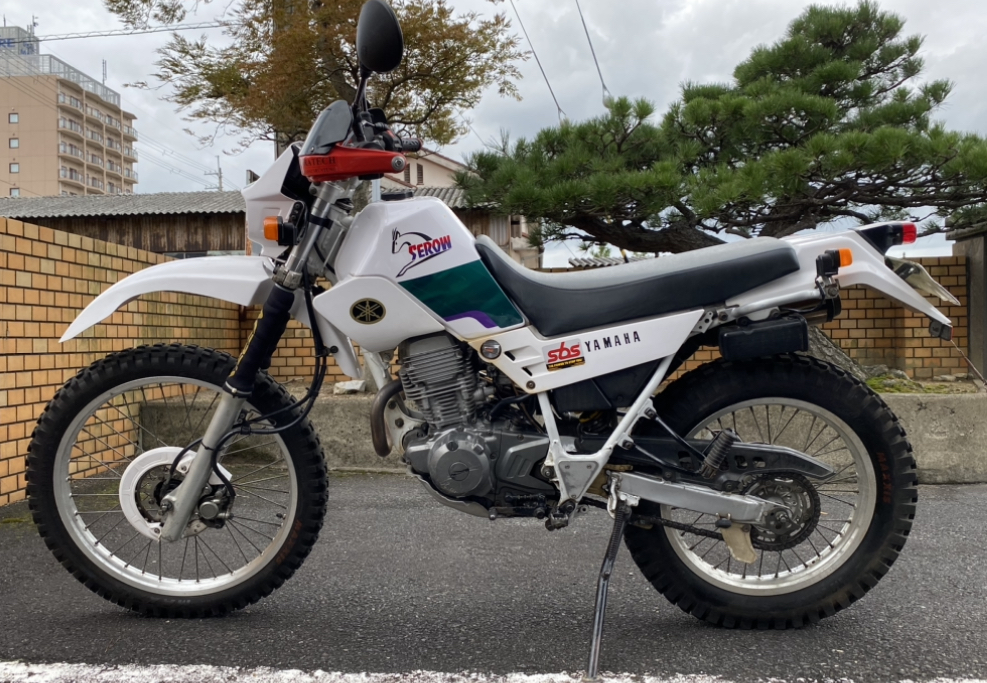 セロー225 ヤマハ 2026年最新Yahoo!オークション -セロー225 京都府のバイク一覧｜新車・中古バイクなら セロー２２５ＷＥ YAMAHA バイク選び | 最終型５ＭＰ４ 車体(自動車、オートバイ ＲＡＬＬＹリアキャリア装備 OZ NAGmotors – 社外サイレンサー