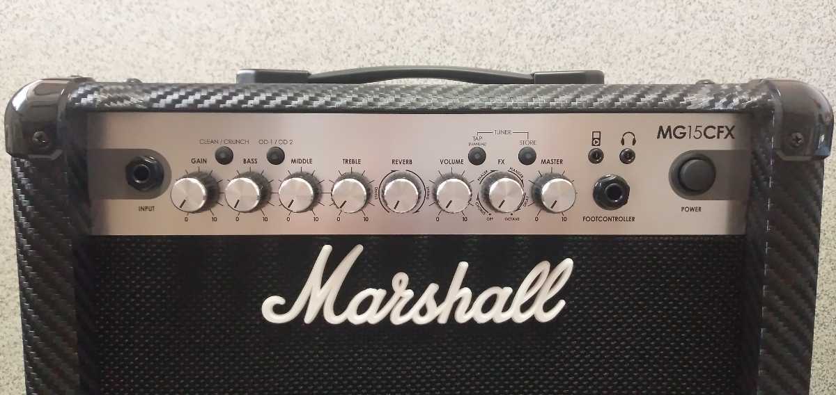 ○Marshall MG15CFX ギターアンプ 未使用に近い極美品 ヤフネコお手軽 