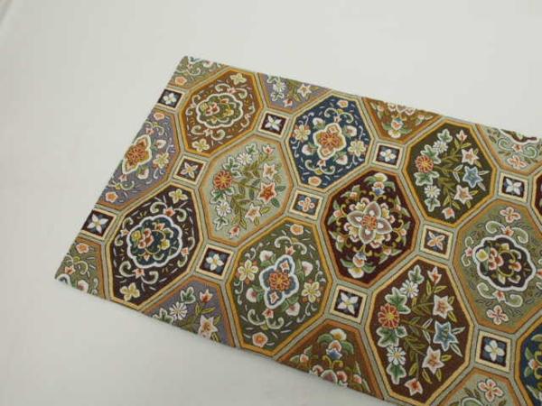 最高級袋帯「蘇州汕頭相良刺繍 正絹 名古屋帯 中国汕頭蘇州総手刺繍 最高級袋帯「蘇州汕頭相良刺繍 正絹 名古屋帯 中国汕頭蘇州総手刺繍