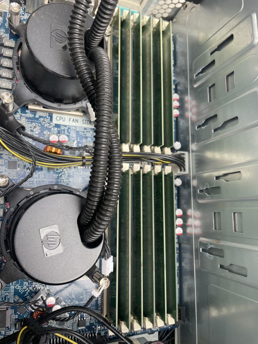 HP Workstation Z800 水冷式 Xeon-X5650-2基@2.66-3.06GHz 12コア24