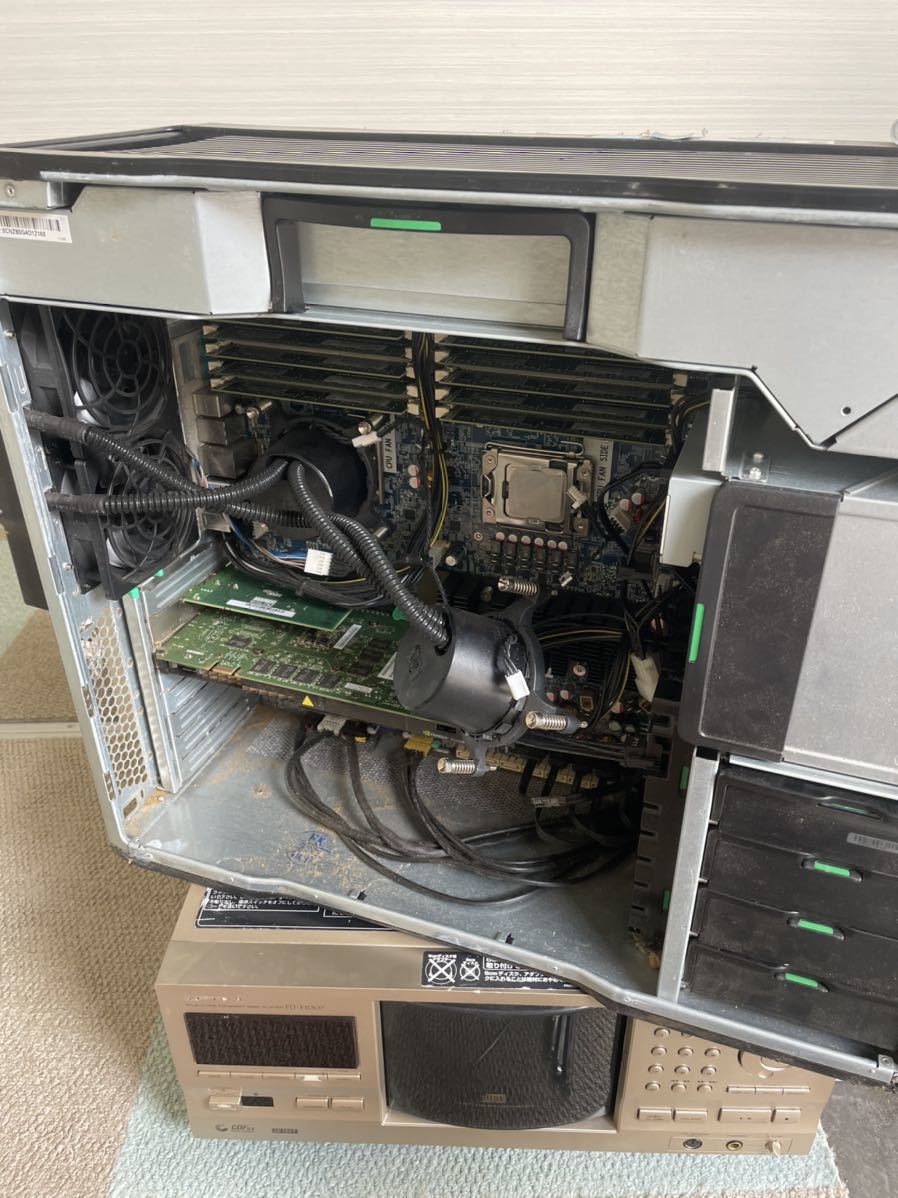 HP Workstation Z800 水冷式 Xeon-X5650-2基@2.66-3.06GHz 12コア24