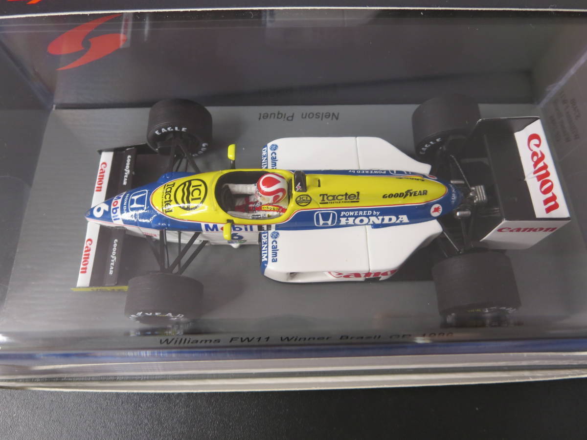 1⁄43 F1 ウィリアムズ ホンダFW11 ネルソン・ピケ公式オンライン