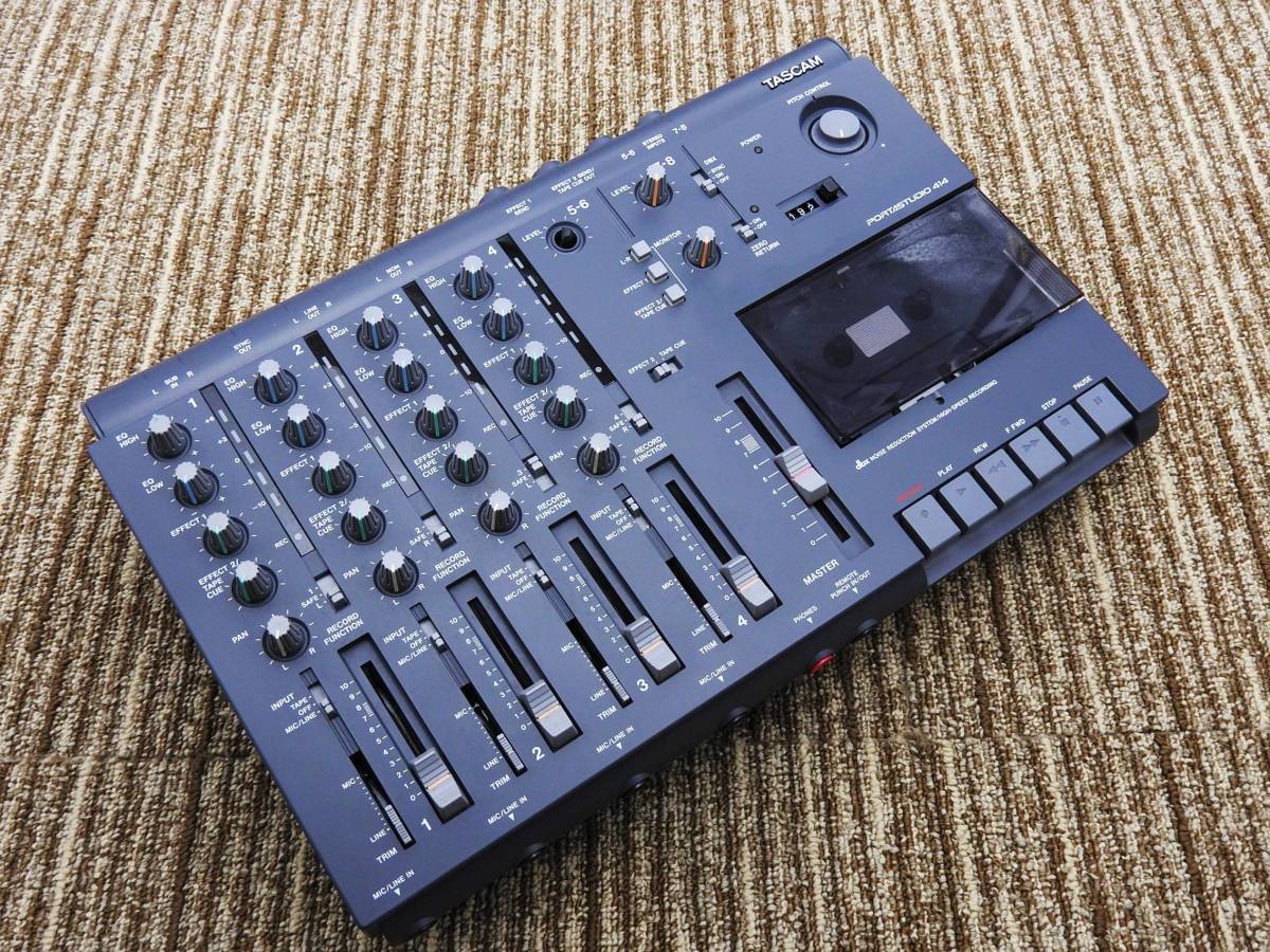 【セール，爆買い】 TASCAM タスカム マルチトラックレコーダー PORTASTUDIO MODEL NO. 414 DBX カセットレコーダー 通電OK ジャンク品 管理№F7393(マルチトラックレコーダー)｜売買されたオークション情報、yahooの商品情 マルチトラックレコーダー