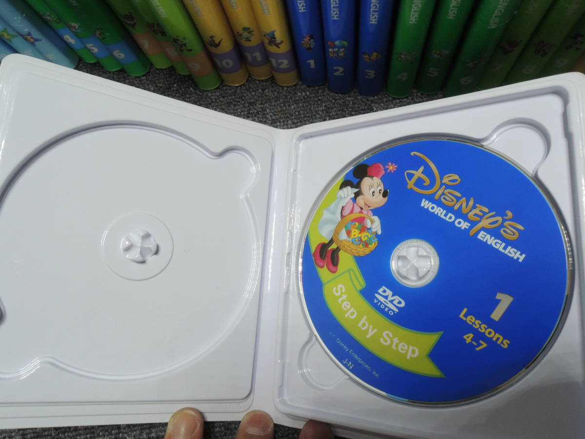 ○美品 ワールドファミリー ディズニー英語システム DVD・CD殆ど未開封 