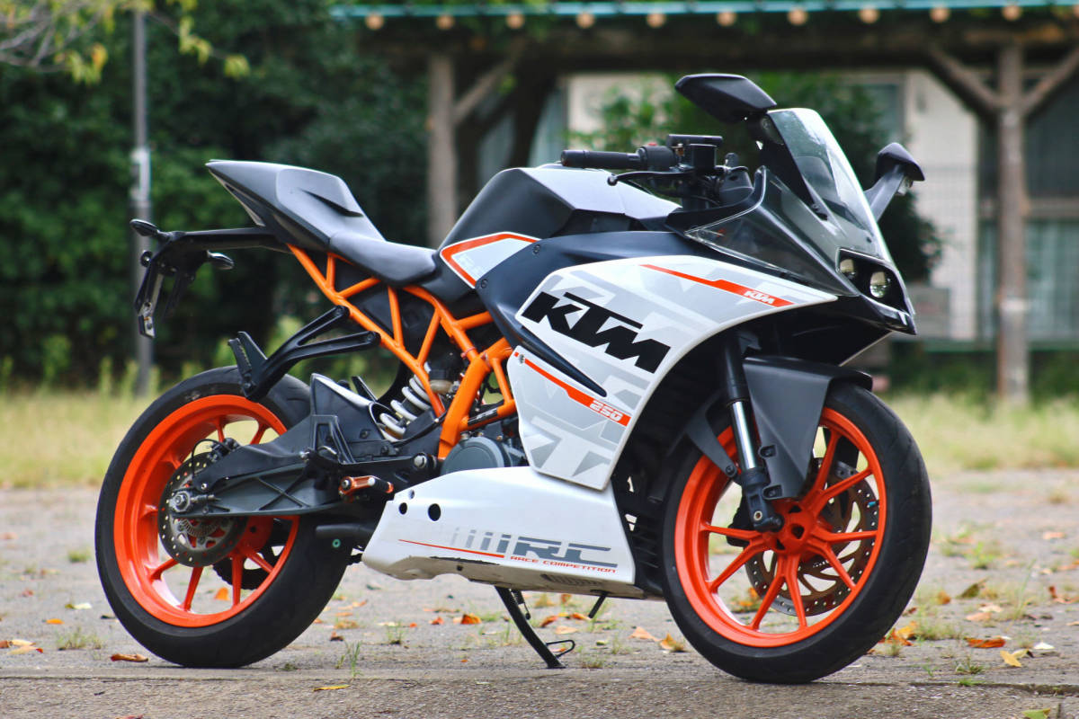 始動動画+画像85枚掲載!! KTM RC250 ABS スリッパ－クラッチ装備 検