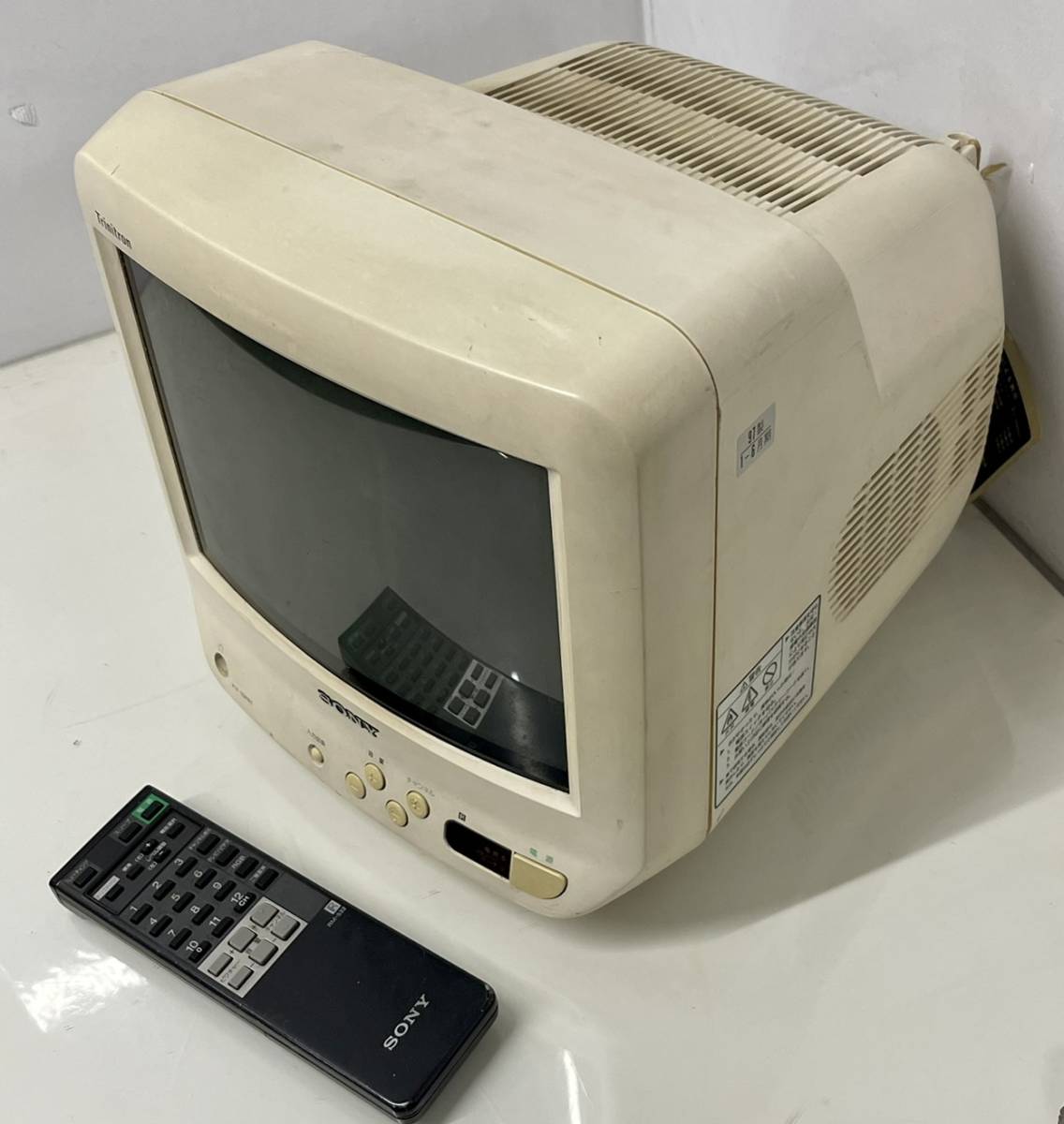 SONY TRINITRON COLOR TV KV-10PR1（white）