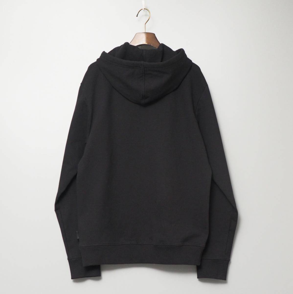 TE7563◎patagonia パタゴニア メンズM 39611 SP21 P-6 LABEL UPRISAL HOODY ラベル アップライザル フーディ パーカー プルオーバー 黒