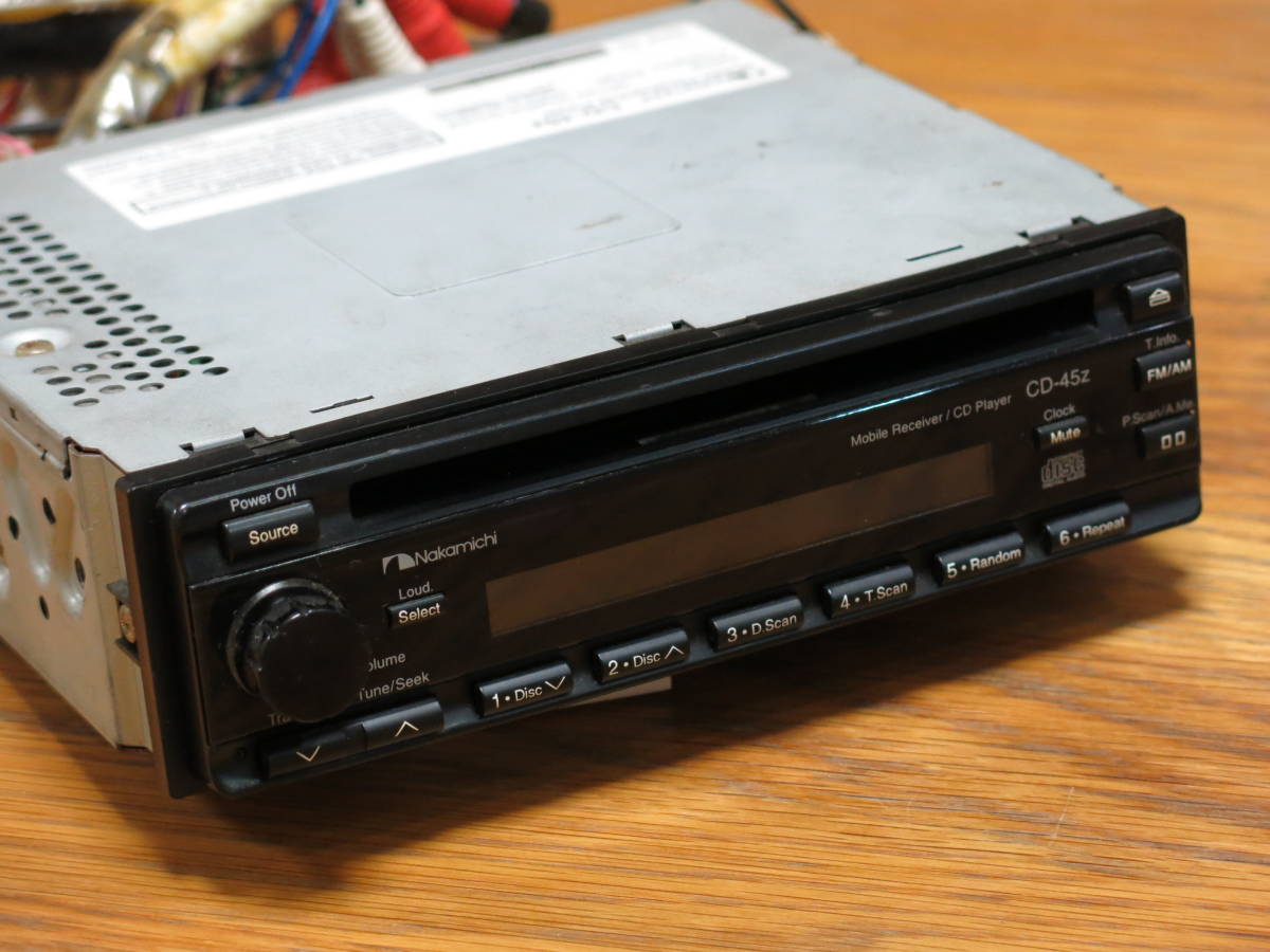 Nakamichi ナカミチ CD-45Z Mobile Receiver CD Player 1DIN デッキ