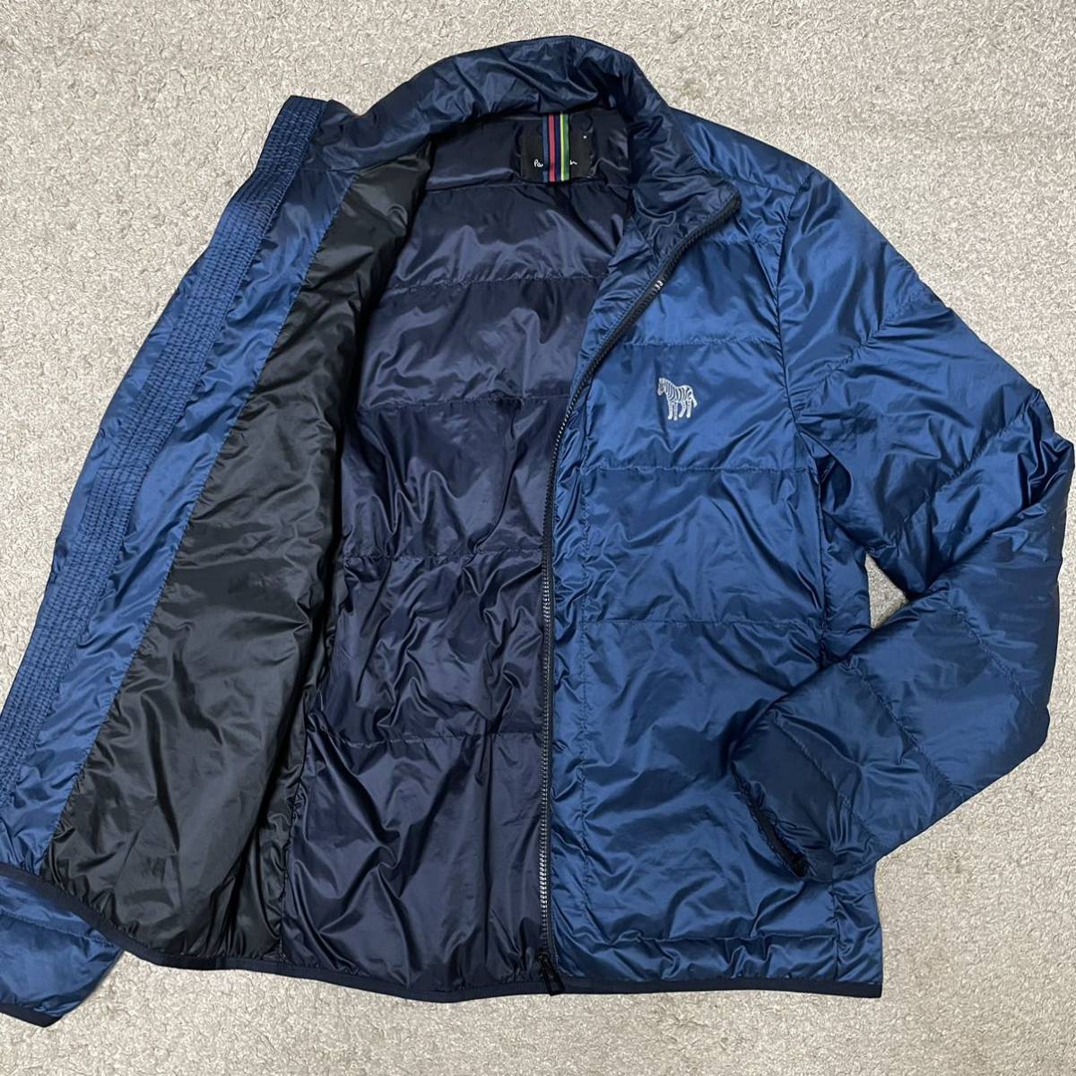 【送料無料，セール】 ポールスミス 鮮やかな光沢感 PS Paul Smith 現行タグ 軽量 ライトダウンジャケット ブルゾン Mサイズ ブルー メンズ(ジャンパー、ブルゾン)｜売買されたオークション情報、yahooの商品情報をア 男性用