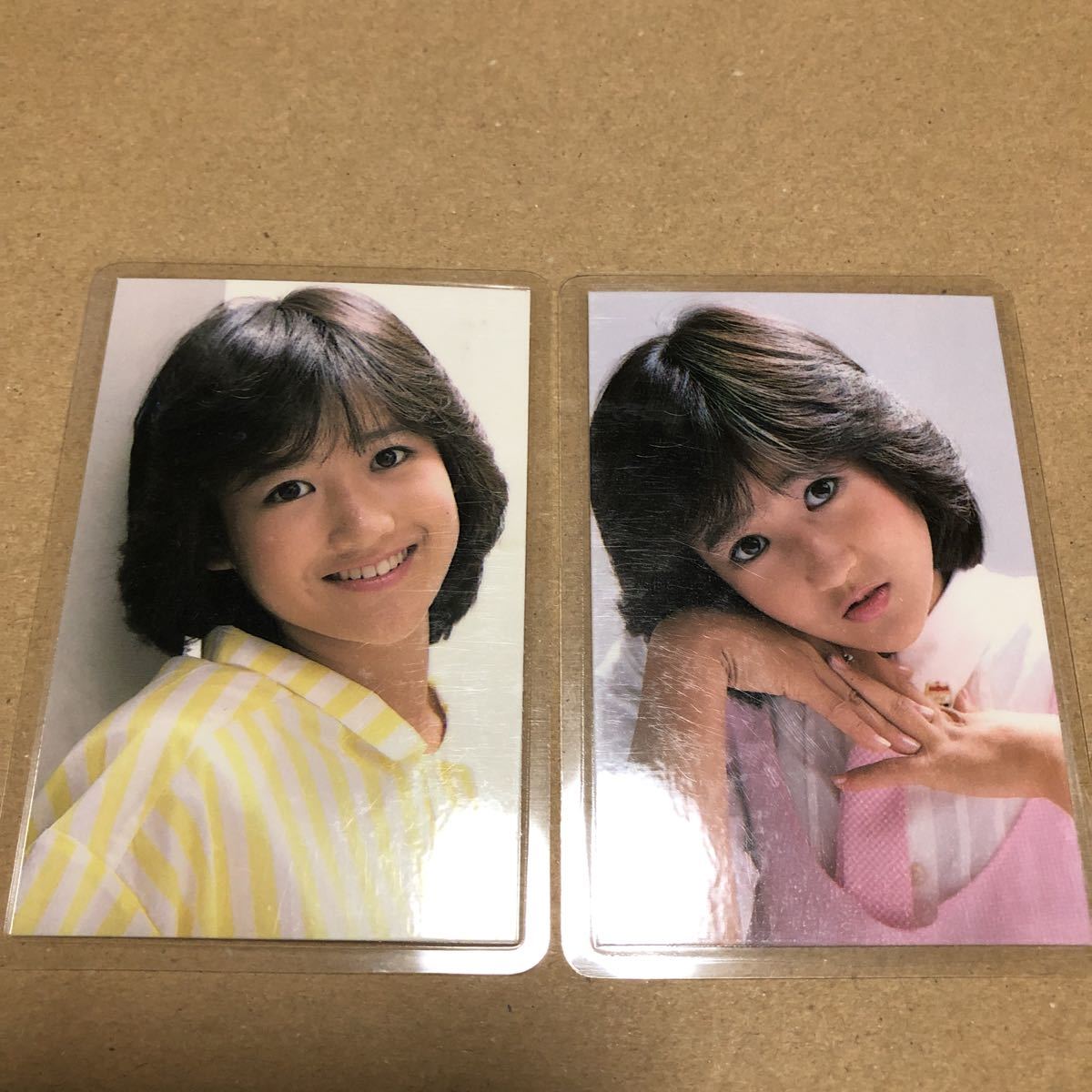 岡田有希子　ラミネートカード