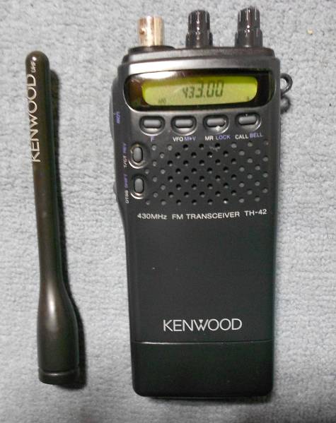 KENWOOD TH-42 430MHz トランシーバー 動作品 ハンディ トランシーバー