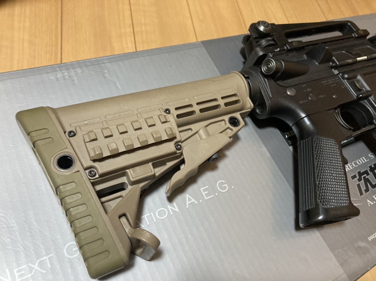 東京マルイ 次世代電動ガン M4A1 CAA外装仕様SBD付中古品