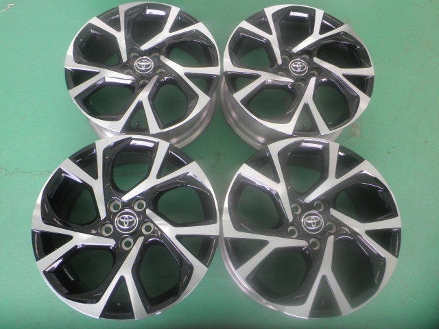 トヨタ 18インチ 7J +50 114.3 C-HR 5H 純正 CHR 美品 純正ホイール ホイール PCD 純正アルミホイール18インチ ☆美品☆ オークファン（）