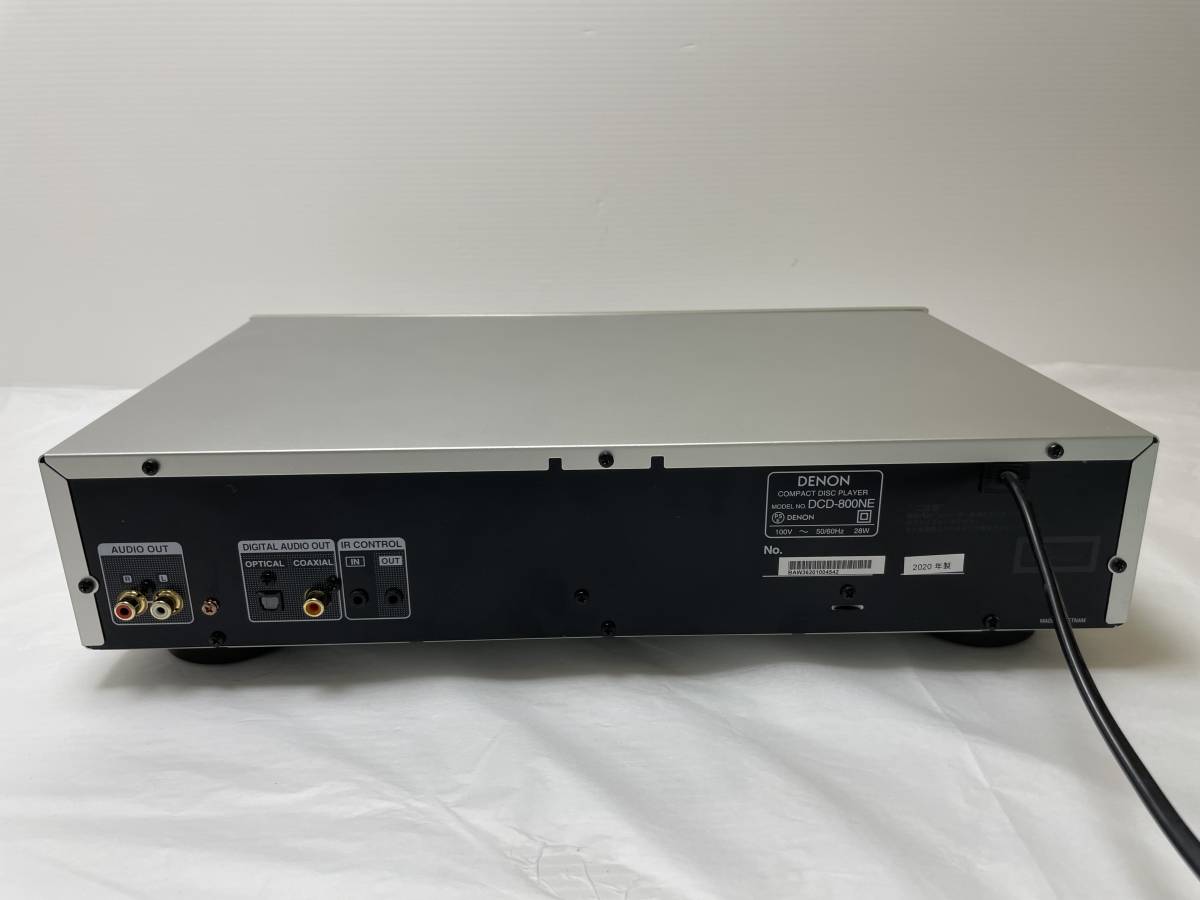 西μ2東京直接大歓迎！ DENON DCD-800NE 2020年製 CDプレーヤー Advanced AL32 Processing Plus DENON DCD-800NE Denon CD Stereoindex &frasl; 「800NE