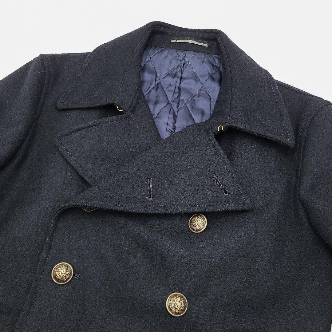 極上カシミヤ素材!ポールスミス PS Paul Smith ナポレオンコート L