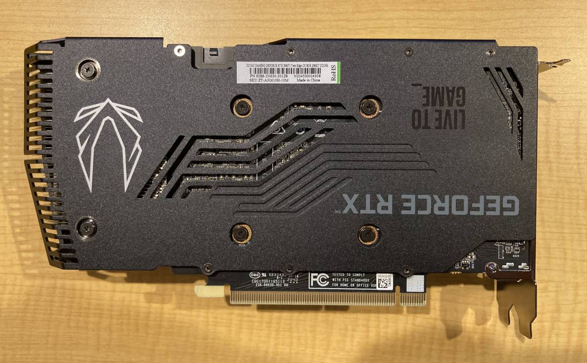 み ZOTAC / ZT-A30610E-10M / GAMING GEFORCE RTX 3060 Ti Twin Edge / 非