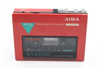 ト静】☆ AIWA アイワ カセットボーイ ステレオカセットプレーヤー HS