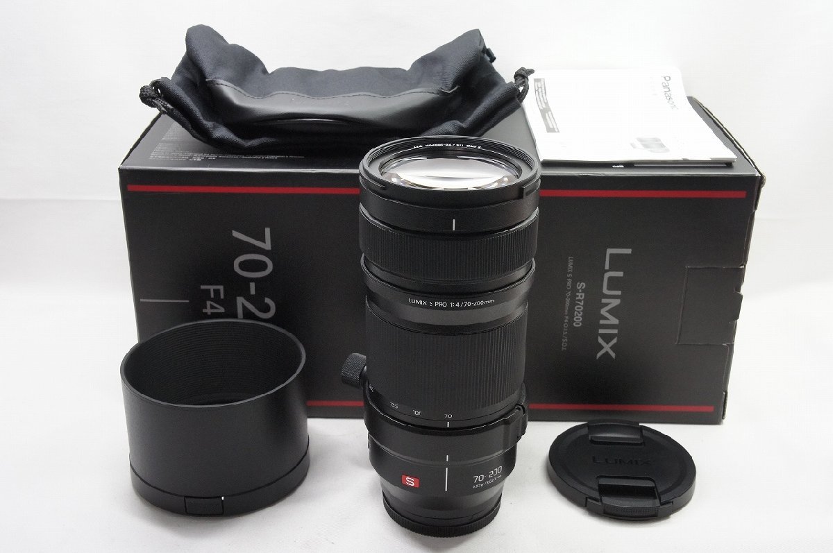 アルプスカメラ】美品 Panasonic パナソニック LUMIX S PRO 70-200mm 