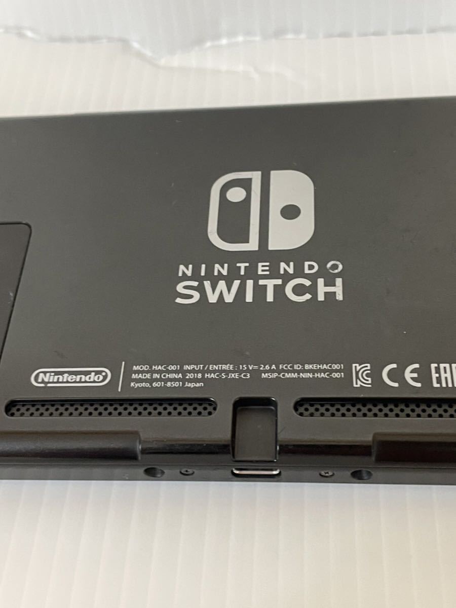 Nintendo Switch 本体のみ 周辺機器 ＊動作確認⁄初期化済み＊ HAC-001