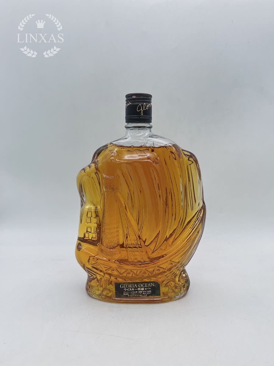 【未開栓】GLORIA OCEAN 三楽 オーシャン グロリア シップボトル ウイスキー 760ml 43% 特級 古酒 WH6330