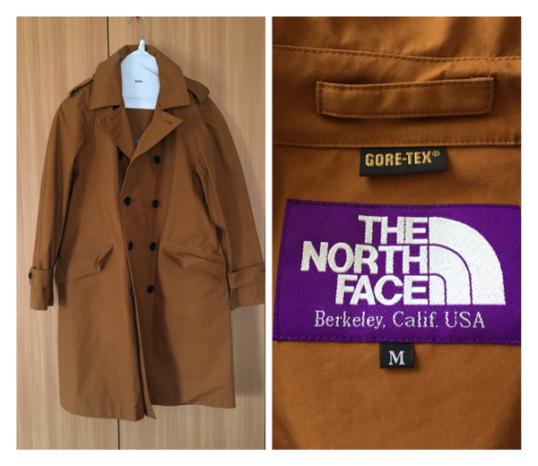 THE NORTH FACEパープルレーベルノースフェイスコートM/nanamica