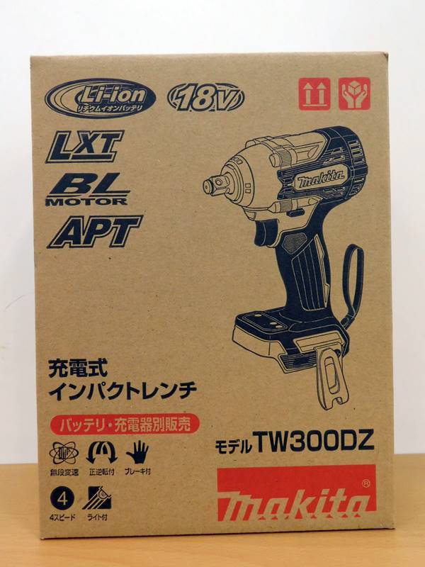【人気SALE，正規品】 商品 makita マキタ TW300DZ 充電式インパクトレンチ 本体のみ バッテリ 充電器 ケース別売(本体)｜売買されたオークション情報、yahooの商品情報をアーカイブ公開 - オークファン インパクトレンチ