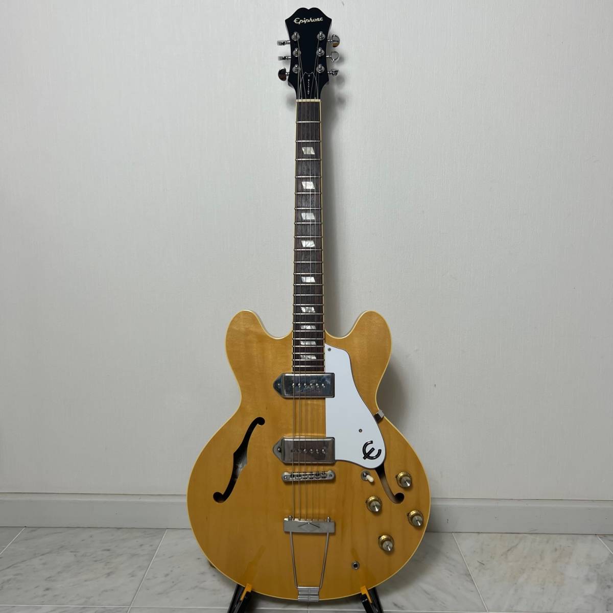 美品 日本製 Epiphone エピフォン ELITIST 1965 CASINO / NA カジノ 