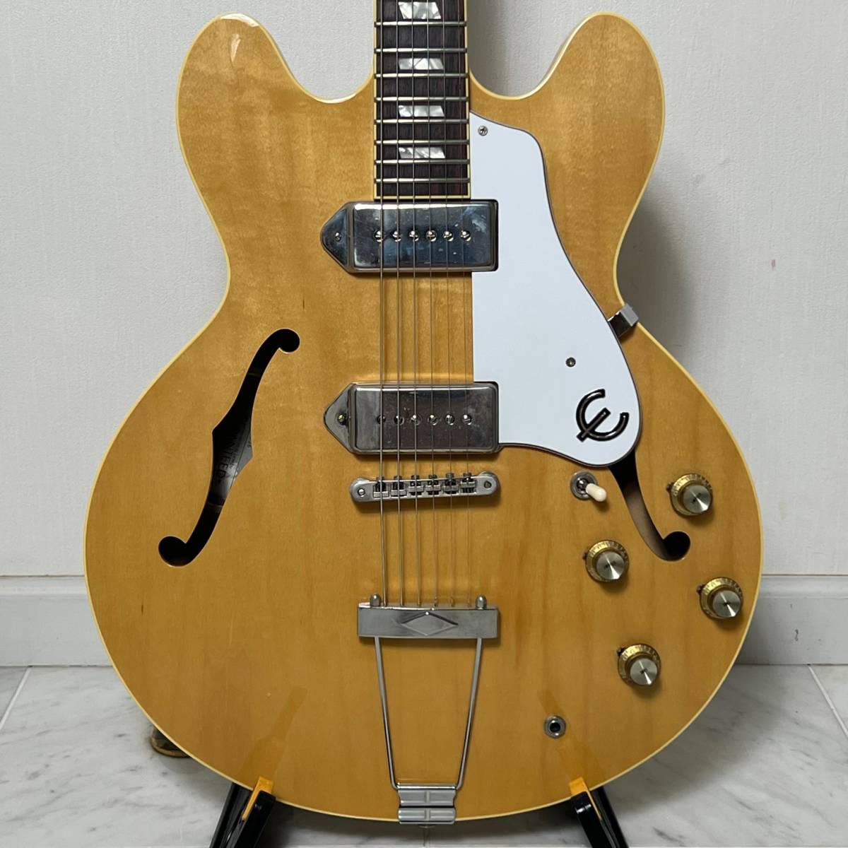 美品 日本製 Epiphone エピフォン ELITIST 1965 CASINO / NA カジノ 