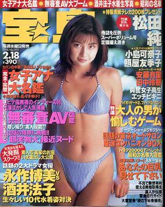 菊池万里江グラビア切り抜き6ページ