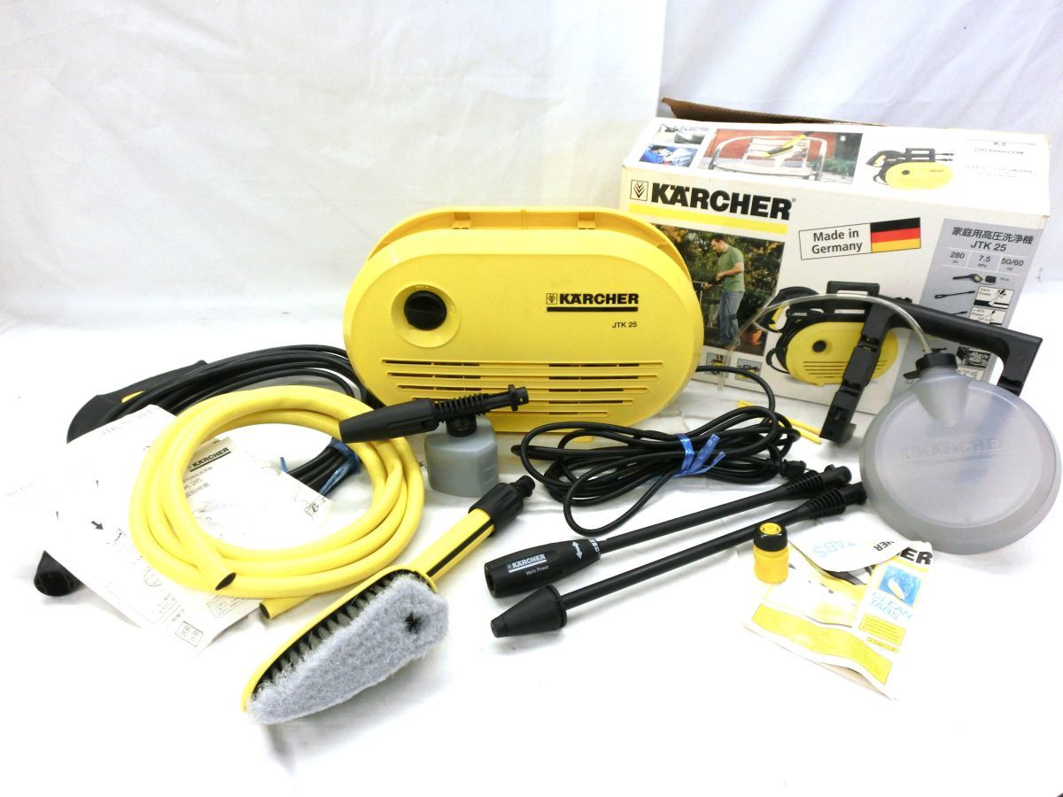 新作入荷，セール 1000円スタート 高圧洗浄機 KARCHER ケルヒャー K JTK 25 家庭用高圧洗浄機 通電確認済み 付属品有り 掃除 洗浄 BB8008(高圧洗浄機)｜売買されたオークション情報、yahooの商品情報をアーカイブ公開 高圧洗浄機