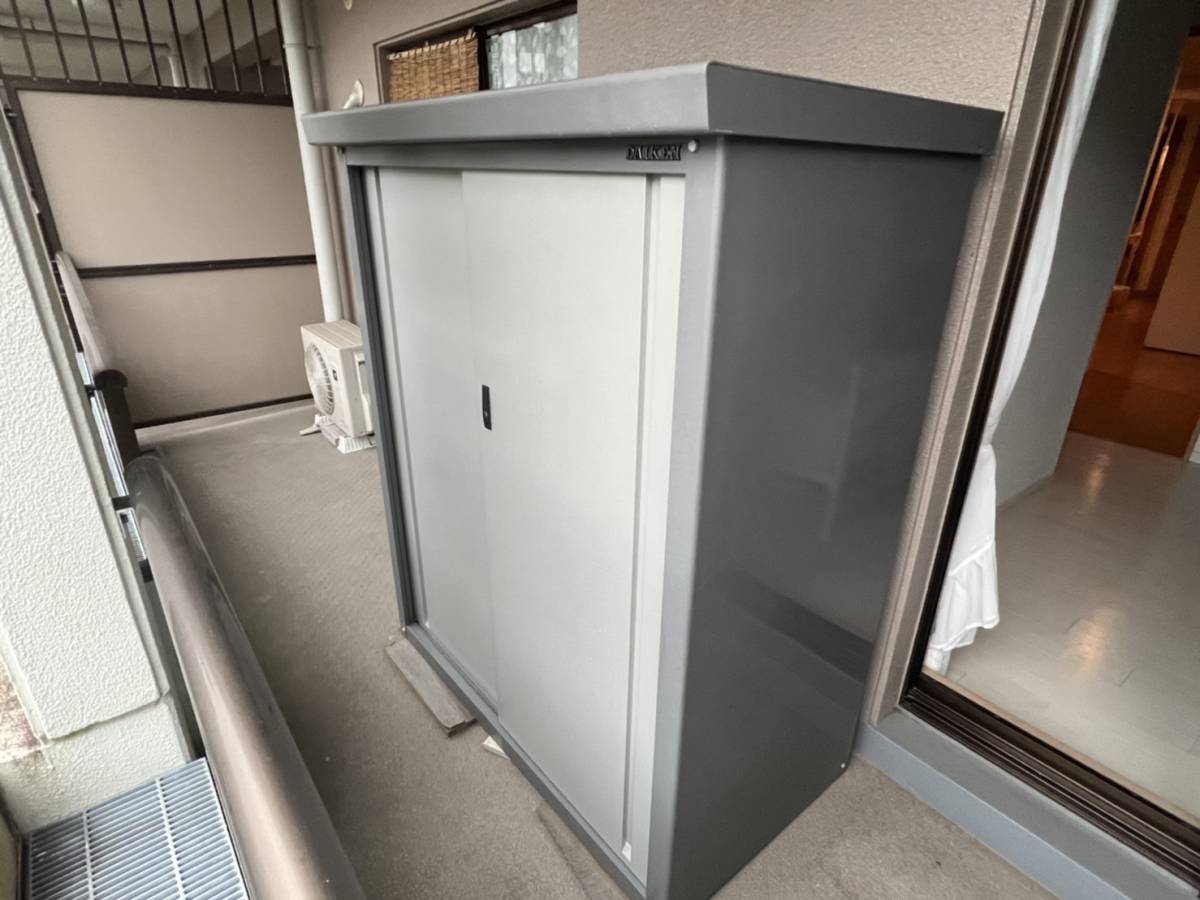DAIKEN ダイケン 物置 H1,620×W1,320×D700mm 解体済み/鍵付き エリア 
