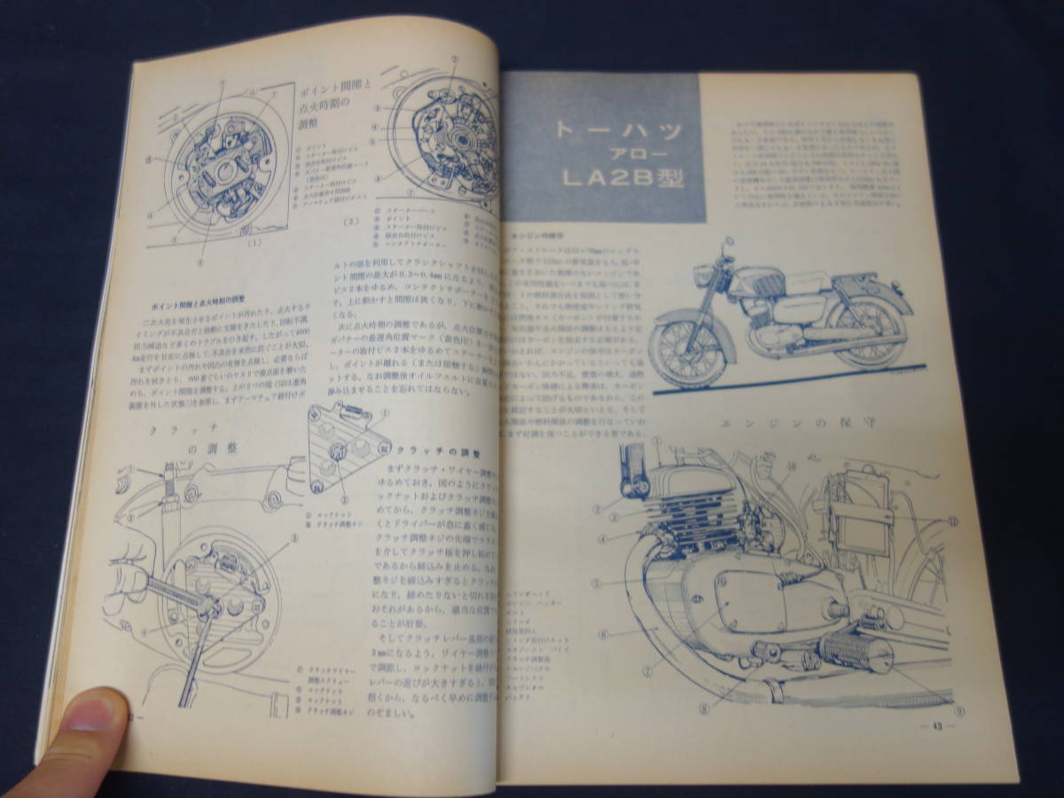 昭和39年】月刊 オートバイ 1964年 10月号 ～125cc 12車種エンジンの