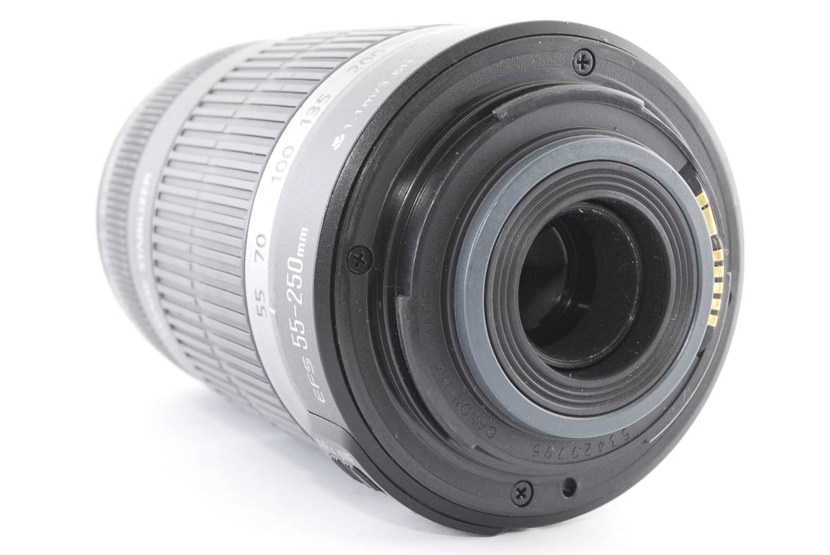 ☆実用美品☆キャノン CANON EF-S 55-250mm f4-5.6 iS ☆動作OK 
