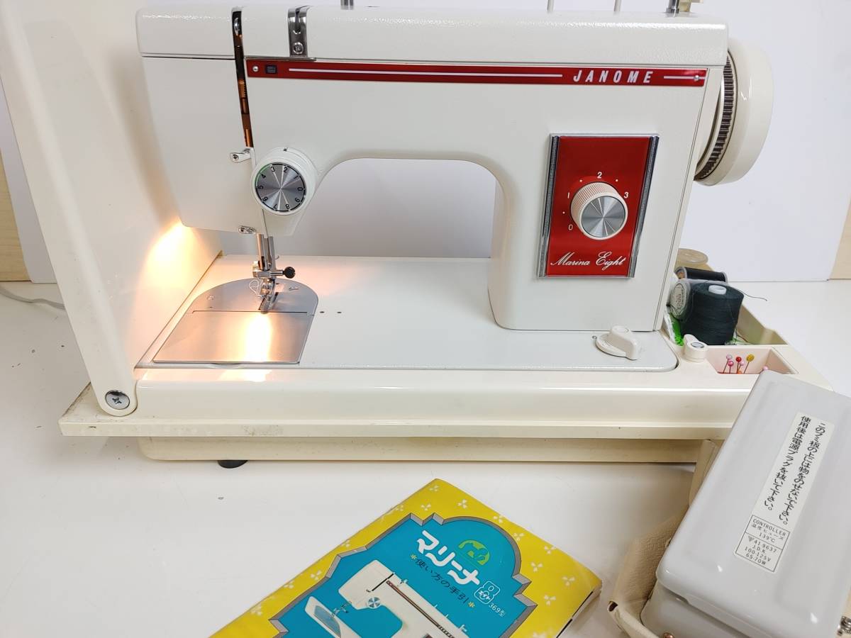 ミシン ジャノメ MODEL JANOME Yahoo!オークション Yahoo 通電ok Model 