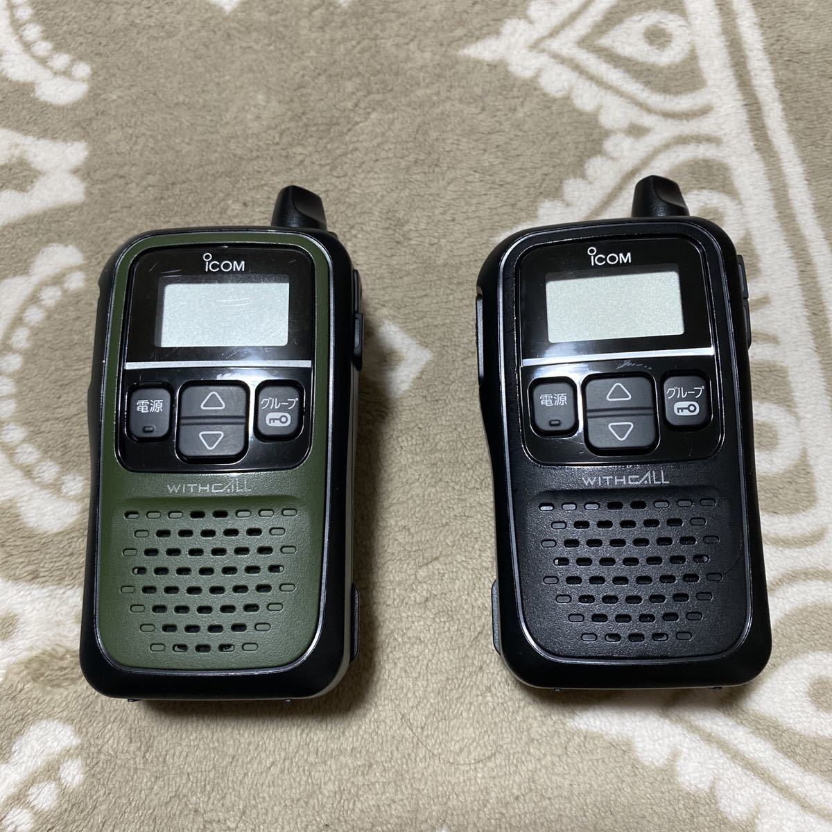 ☆ジャンク品 アイコム インカム トランシーバー2点セット 特定小電力
