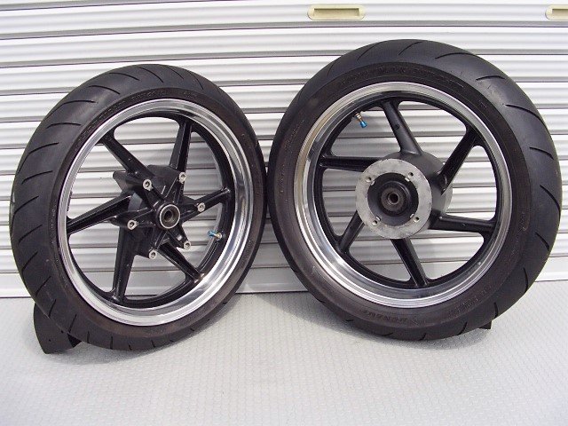 定番人気，限定セール CB750 純正 ホイールセット RC42 リムポリッシュ加工/ブラック ホンダ 純正 フロント リア ホイール(リア)｜売買されたオークション情報、yahooの商品情報をアーカイブ公開 - オークファン ホンダ用