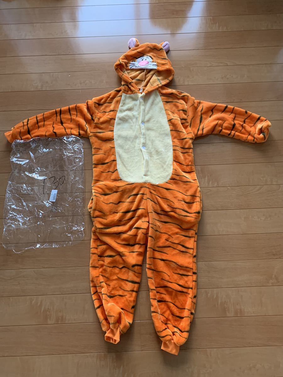 子供用 130 着ぐるみ 虎 トラ 仮装 パジャマ ハロウィン クリスマス 
