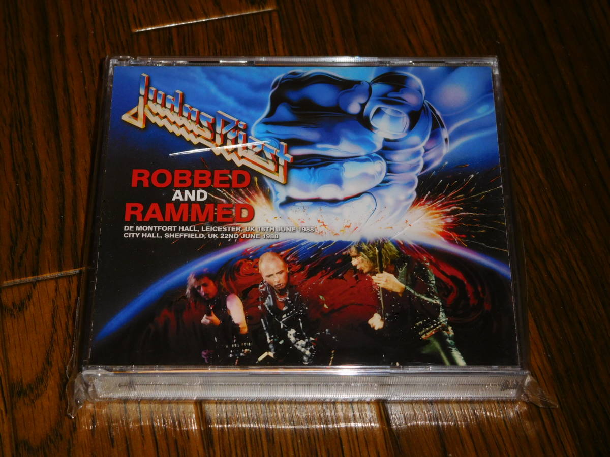 未開封新品 JUDAS PRIEST &frasl; ROBBED AND RAMMED: LEICESTER &amp; SHEFFIELD