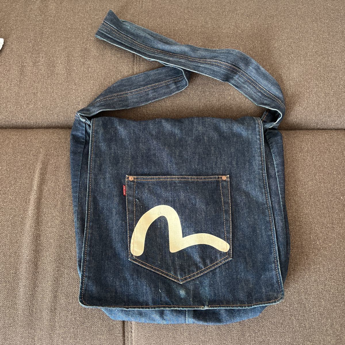 EVISU エヴィス - デニムショルダーバッグ EVISU（ショルダーバッグ 