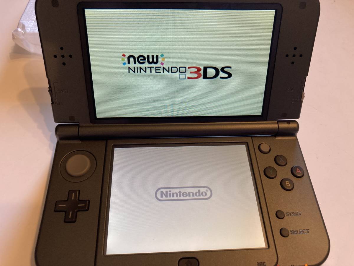 中古品1円スタート》New Nintendo 3DS LL メタリックブラック 任天堂  