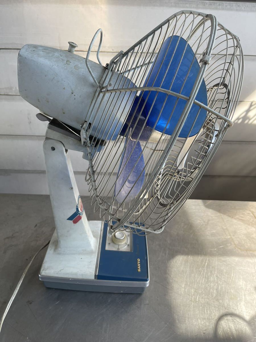希少SANYO サンヨー 扇風機 EF-6SAダイナミックワイド 昭和レトロ