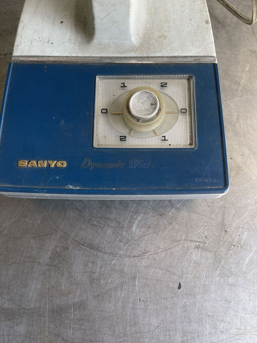 希少SANYO サンヨー 扇風機 EF-6SAダイナミックワイド 昭和レトロ